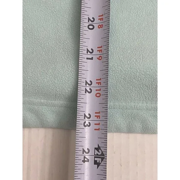 Eddie Bauer 365 Polartec windcutter fleece Vest womens sz L Blue Green Gray - Picture 10 of 12